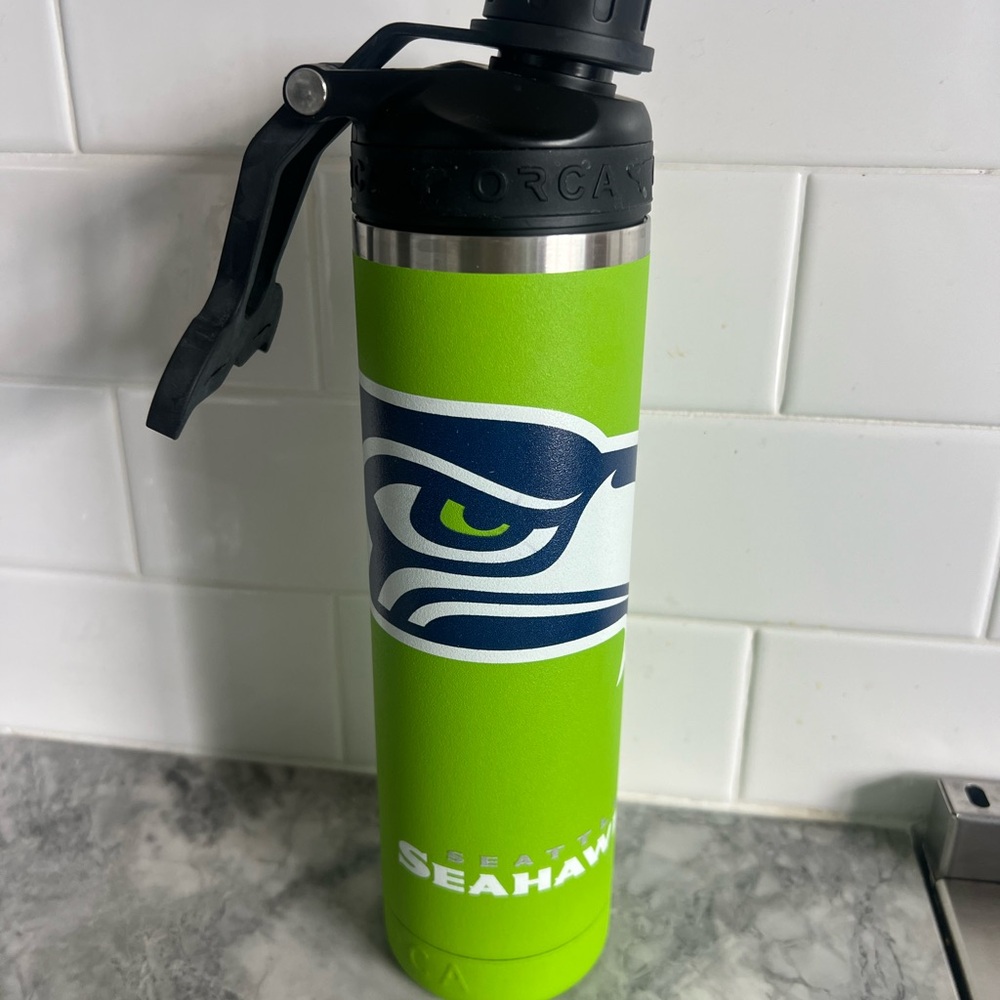 Seattle Seahawks Orca Hydra Water Bottle